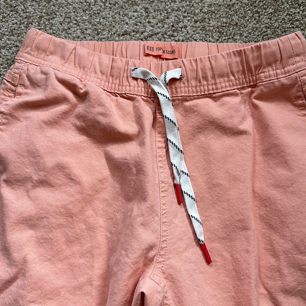 Women’s Drawstring Casual Pants - Peach Pink